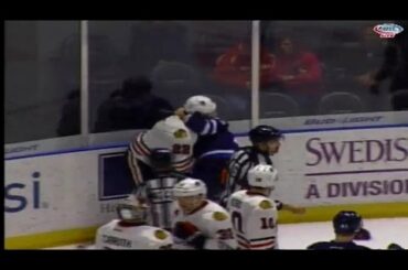 Brendan Lemieux vs Pierre-Cedric Labrie Dec 17, 2016