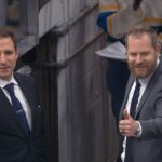 Steen, Ott cheer on kids during youth hockey intermission