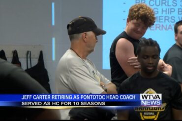 Jeff Carter is retiring from being Pontotoc's head football coach