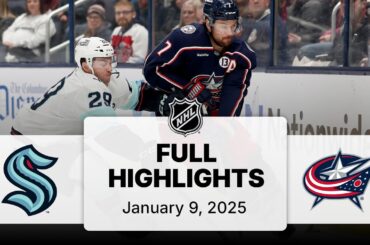 NHL Highlights | Kraken vs. Blue Jackets | January 09, 2025