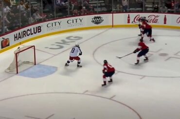 Sam Bennett with a huge hit on Blake Coleman