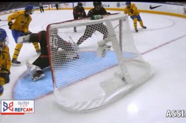 Alexander Holtz 1G 2A vs Canada | Aug 8 2018 | 2018 Hlinka Gretzky