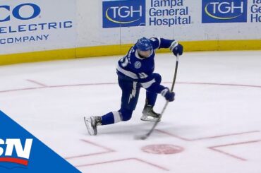Steven Stamkos Rifles Home Power Play Goal On A Victor Hedman Assist