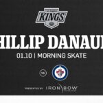 Forward Phillip Danault | 01.10.25 LA Kings Morning Skate ahead of Game Against Winnipeg Jets