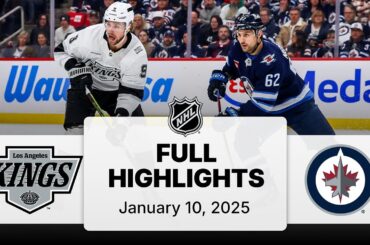 NHL Highlights | Kings vs. Jets | January 10, 2025