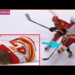 Connor Zary's injury 😱 Brutal Injury Ends Connor Zary's Career? Drew Helleson's Shocking Knee Hit 🏒