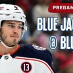 Cole Sillinger is BACK and Jet Gets The Start in Net 😤 Blue Jackets @ Blues | Pregame Media