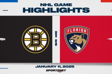 NHL Highlights | Bruins vs. Panthers - January 11, 2025