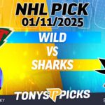 Minnesota Wild vs San Jose Sharks 1/11/25 NHL Pick Prediction