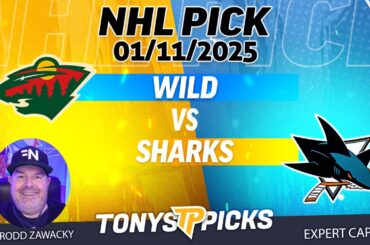 Minnesota Wild vs San Jose Sharks 1/11/25 NHL Pick Prediction