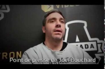 Point de presse de Joël Bouchard - Armada de Blainville-Boisbriand