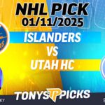 New York Islanders vs Utah Hockey Club 1/11/25 NHL Pick Prediction