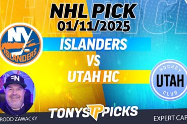 New York Islanders vs Utah Hockey Club 1/11/25 NHL Pick Prediction