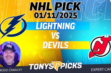 Tampa Bay Lightning vs New Jersey Devils 1/11/25 NHL Pick Prediction