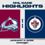 NHL Highlights | Avalanche vs. Jets - January 11, 2025