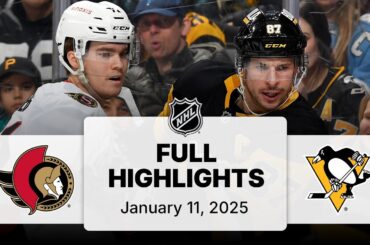 NHL Highlights | Senators vs. Penguins | January 11, 2025