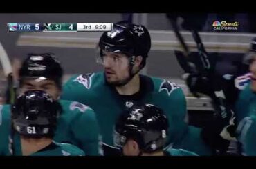 Marc-Edouard Vlasic Goal vs NYR 01-25-18