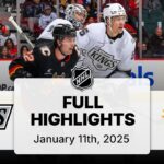 NHL Highlights | Kings vs. Flames | January 11, 2025