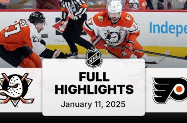 NHL Highlights | Ducks vs. Flyers - January 11, 2025