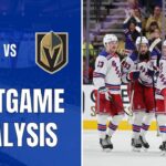 Rangers Defeat Golden Knights In Gutsy Win | New York Rangers