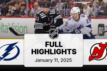 NHL Highlights | Lightning vs. Devils - January 11, 2025