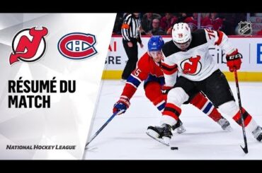 Canadiens vs Devils 2019-20 Match 20