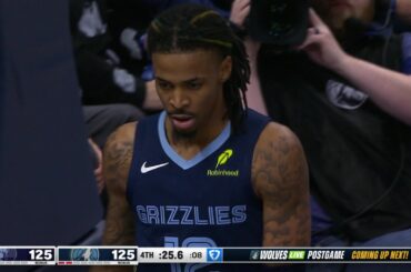 Final 4:42 WILD ENDING Grizzlies at Timberwolves | January 11, 2025