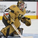 Самсонов впервые в сезоне играет на ноль Вратарь "Вегаса"