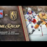 HIGHLIGHTS | Vegas Golden Knights vs. New York Rangers | Jan. 11, 2025