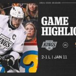 LA Kings lose to the Calgary Flames 2-1 | Game Highlights