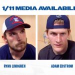 NYR at VGK: Ryan Lindgren and Adam Edstrom Postgame Availability | Jan. 11, 2025