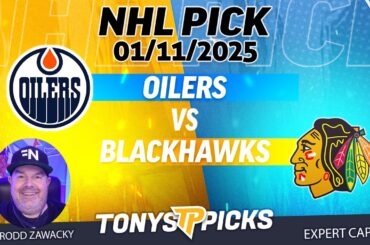 Edmonton Oilers vs Chicago Blackhawks 1/11/25 NHL Pick Prediction