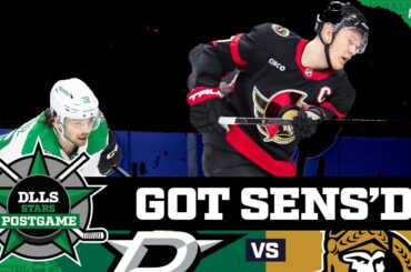 Dallas Stars win streak ends in loss to Ottawa Senators | STARS POSTGAME