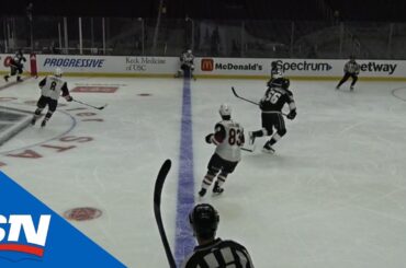 Michael Bunting's Hat-Trick Holds Up After Offside Video Review