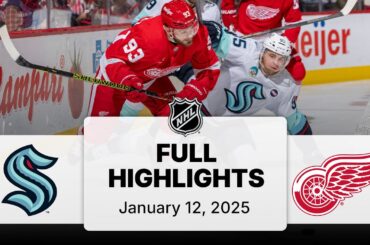 NHL Highlights | Kraken vs. Red Wings - January 12, 2025