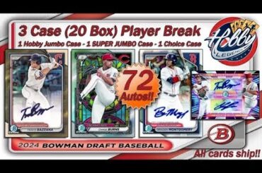 2024 BOWMAN DRAFT 3 Case (20 Box) Player Break #6 eBay  01/09/25