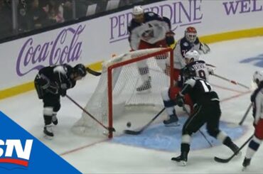 Zach Werenski Bails Out Sergei Bobrovsky With An Insane Stop On The Goal Line