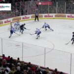 Stefan Noesen scores a goal against the Tampa Bay Lightning