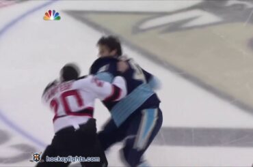 Ryan Carter vs Robert Bortuzzo Feb 10, 2013