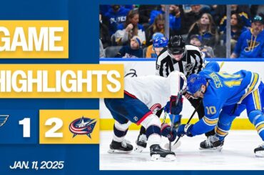 Game Highlights: Blues 1, Blue Jackets 2