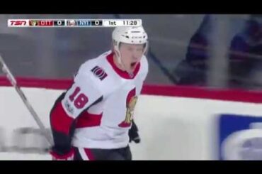 Ryan Dzingel 1st Goal vs NYI December 1, 2017