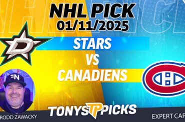 Dallas Stars vs Montreal Canadiens 1/11/25 NHL Pick Prediction