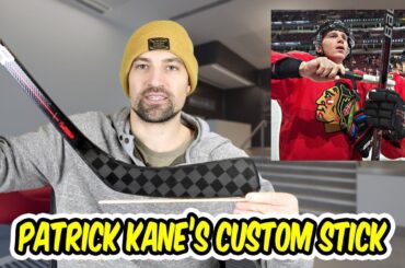 I got Patrick Kane's ACTUAL stick!