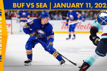 Jack Quinn And Sam Lafferty Score In Buffalo Sabres Loss To Seattle Kraken | Full Game Highlights