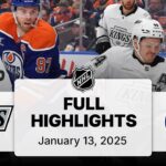 NHL Highlights | Kings vs. Oilers | January 13, 2025