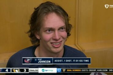 KENT JOHNSON PostGame Interview | Columbus Blue Jackets vs Pittsburgh Penguins
