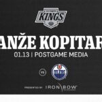 Captain Anže Kopitar | 01.13 LA Kings fall to the Edmonton Oilers