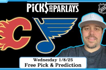 Free NHL Pick - Calgary Flames vs St Louis Blues - Tuesday 1/14/25 | Picks And Parlays