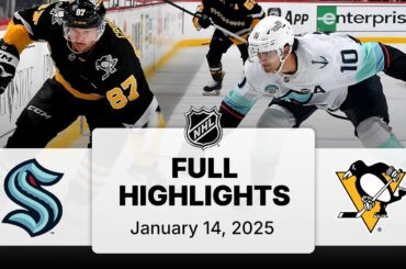 NHL Highlights | Kraken vs. Penguins | January 14, 2025