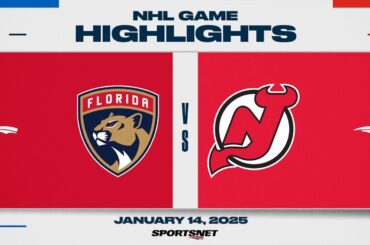 NHL Highlights | Panthers vs. Devils - January 14, 2025